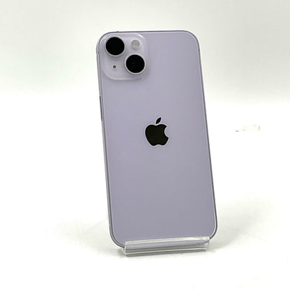 【全額返金保証】【最速発送】Apple iPhone iPhone 14 128GB パープル au SIMフリー 白ロム 動作確認済 83%