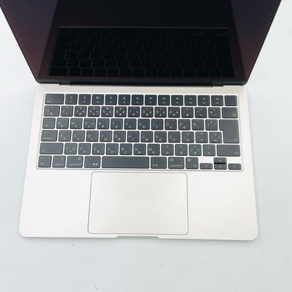 【全額返金保証】【最速発送】Apple MacBook Air 13.6インチ 2024 Apple M3 8GB SSD 1TB スターライト 98% 美品 動作確認済