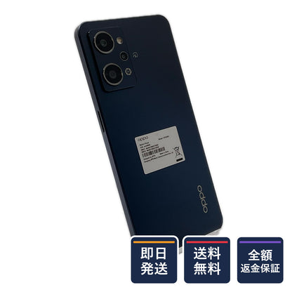 【全額返金保証】【最速発送】OPPO Reno7 A 128GB ブラック SIMフリー CPH2353 白ロム 動作確認済