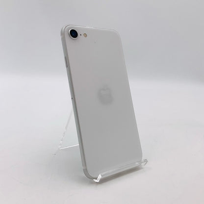 【全額返金保証】【最速発送】Apple iPhone iPhone SE (2nd generation) 128GB ホワイト docomo SIMフリー 白ロム 美品 動作確認済 90%