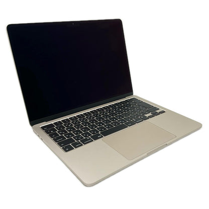 【全額返金保証】【最速発送】Apple MacBook Air 13インチ 2024 Apple M3 16GB SSD 512GB スターライト 95% 超美品 動作確認済