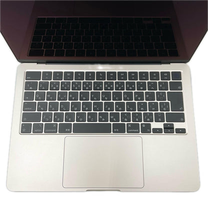 【全額返金保証】【最速発送】Apple MacBook Air 13インチ 2024 Apple M3 16GB SSD 512GB スターライト 95% 超美品 動作確認済