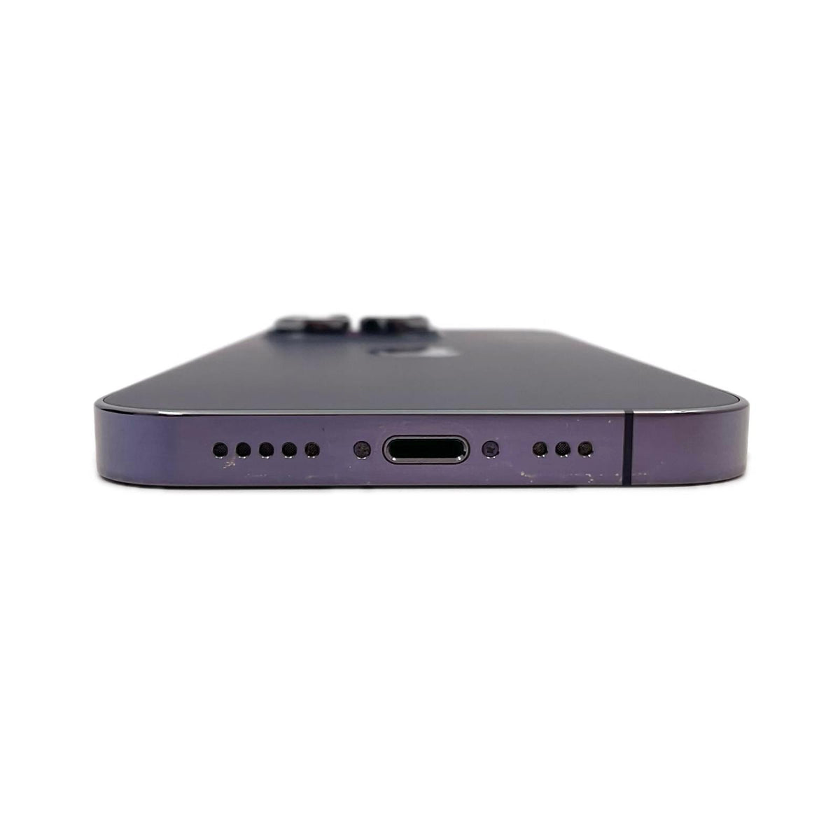 【全額返金保証】【最速発送】Apple iPhone iPhone 14 Pro 128GB ディープパープル Softbank SIMフリー 白ロム 動作確認済 76%