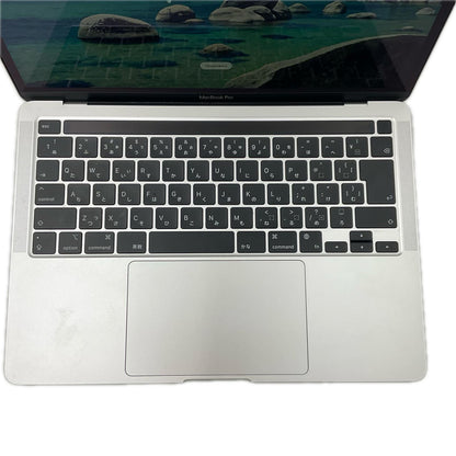 【全額返金保証】【最速発送】Apple MacBook Pro 13インチ 2022 Apple M2 8GB SSD 256GB シルバー 95% 美品 動作確認済