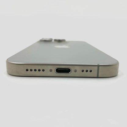 【全額返金保証】【最速発送】Apple iPhone iPhone 15 Pro 128GB ナチュラルチタニウム au SIMフリー 白ロム 美品 動作確認済 89%