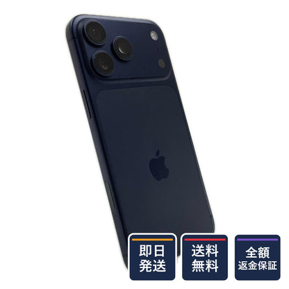 【全額返金保証】【最速発送】Apple iPhone iPhone 17 Pro Max 256GB ディープブルー SIMフリー 白ロム 美品 動作確認済 100%