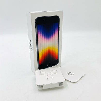 【最速発送】Apple iPhone iPhone SE（第3世代） 64GB ミッドナイト SIMフリー【難有】 87%