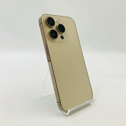 【最速発送】Apple iPhone iPhone 14 Pro 256GB ゴールド au 白ロム【難有】 77%