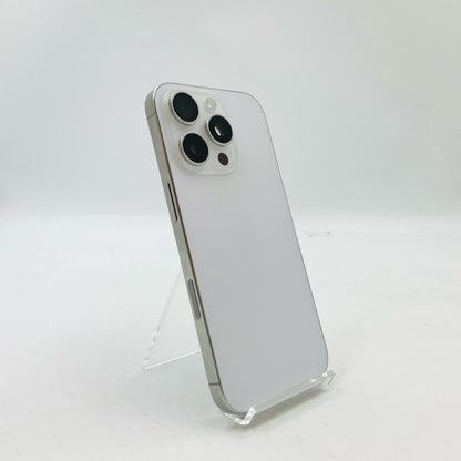 【全額返金保証】【最速発送】Apple iPhone iPhone 16 Pro 256GB ホワイトチタニウム SIMフリー 白ロム 美品 動作確認済 89%