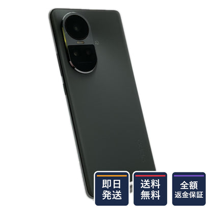 【全額返金保証】【最速発送】OPPO Reno10 Pro 256GB ブラック SIMフリー A302OP 白ロム 動作確認済