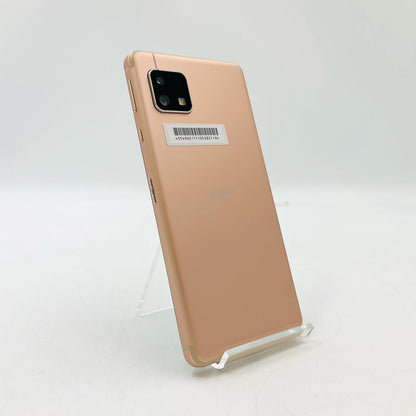 【全額返金保証】【最速発送】SHARP AQUOS sense4 basic 64GB Light Copper A003SH 白ロム 美品 動作確認済