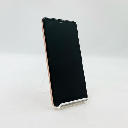【全額返金保証】【最速発送】SHARP AQUOS sense4 basic 64GB Light Copper A003SH 白ロム 美品 動作確認済
