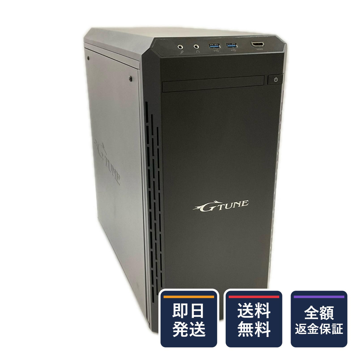 【全額返金保証】【最速発送】MouseComputer G-Tune EM-B EM-B660 12th Gen Intel(R) Core(TM) i5-12400F 16GB HDD(SATA) 1TB / SSD(NVMe) 256GB NVIDIA GeForce RTX 3060 美品 動作確認済