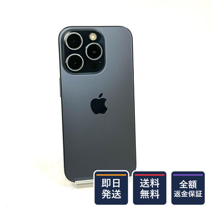 【全額返金保証】【最速発送】Apple iPhone iPhone 15 Pro 256GB ブルーチタニウム SIMフリー 白ロム 超美品 動作確認済 100%