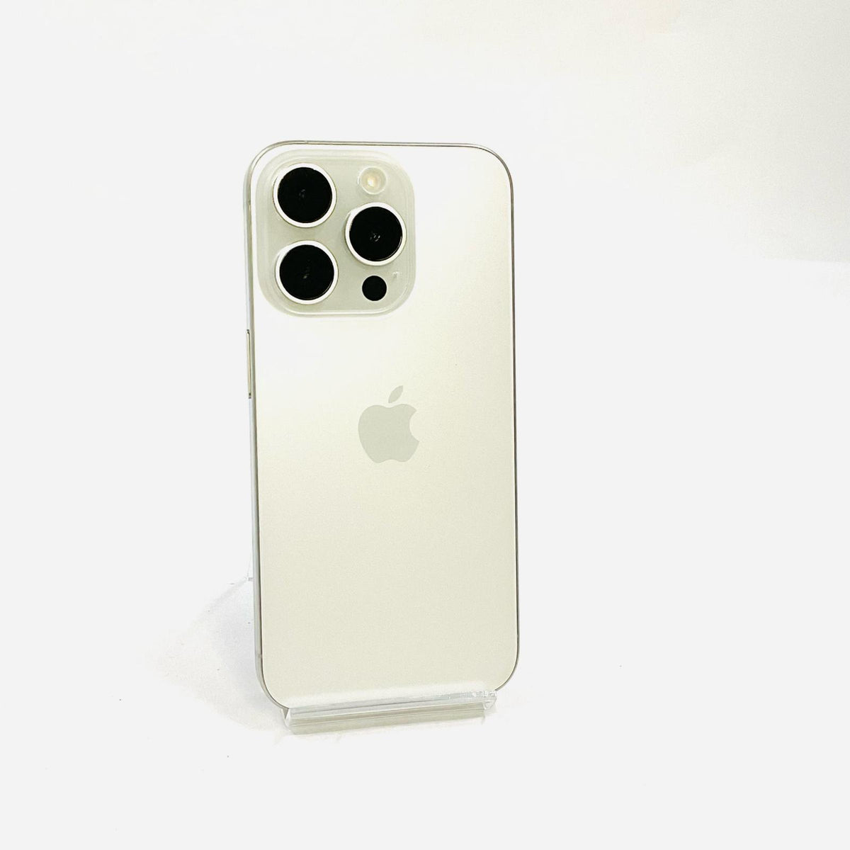 【全額返金保証】【最速発送】Apple iPhone iPhone 15 Pro 256GB ホワイトチタニウム SIMフリー 白ロム 美品 動作確認済 80%