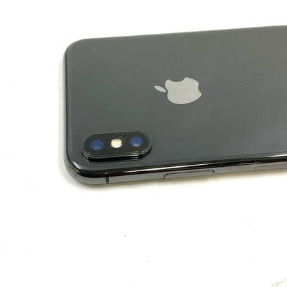 【最速発送】Apple iPhone iPhone X 256GB スペースグレイ docomo 白ロム【難有】 90%
