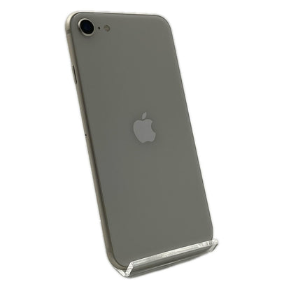 【全額返金保証】【最速発送】Apple iPhone iPhone SE (3rd generation) 128GB スターライト au SIMフリー 白ロム 美品 動作確認済 87%