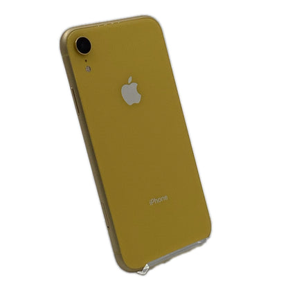 【全額返金保証】【最速発送】Apple iPhone iPhone XR 128GB イエロー SIMフリー 白ロム 美品 動作確認済 80%