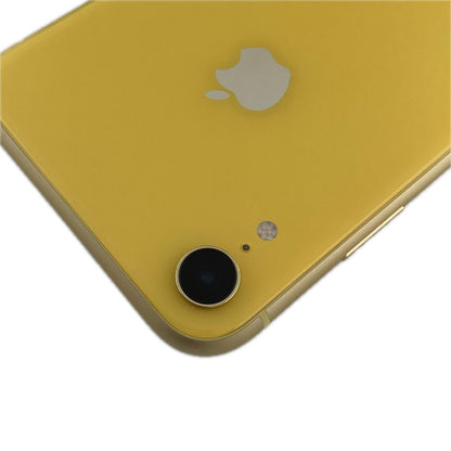 【全額返金保証】【最速発送】Apple iPhone iPhone XR 128GB イエロー SIMフリー 白ロム 美品 動作確認済 80%