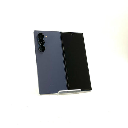 【全額返金保証】【最速発送】SAMSUNG Galaxy Z Fold6 256GB ネイビー au SIMフリー SCG28 白ロム 美品 動作確認済
