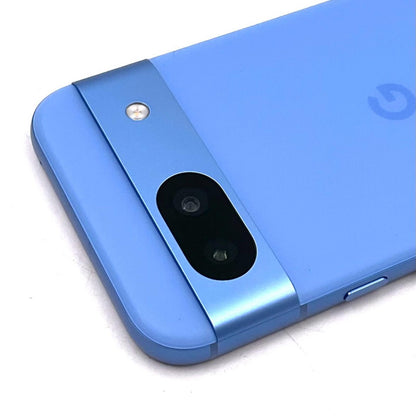 【全額返金保証】【最速発送】Google Pixel 8a 128GB ブルー docomo SIMフリー 白ロム 動作確認済