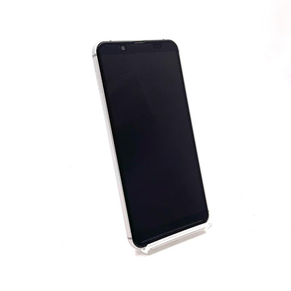 【全額返金保証】【最速発送】SHARP AQUOS sense3 basic 32GB シルバー au SHV48 白ロム 美品 動作確認済