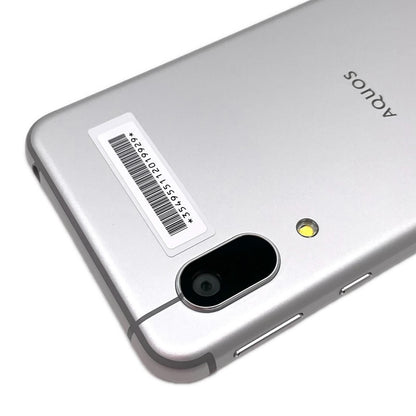 【全額返金保証】【最速発送】SHARP AQUOS sense3 basic 32GB シルバー au SHV48 白ロム 美品 動作確認済