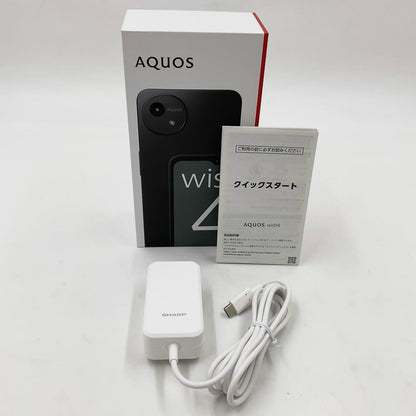 【全額返金保証】【最速発送】SHARP AQUOS wish4 64GB ブラック SIMフリー A403SH 白ロム 超美品 動作確認済