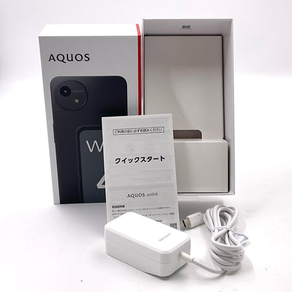 【全額返金保証】【最速発送】SHARP AQUOS wish4 64GB ブラック SIMフリー A403SH 白ロム 超美品 動作確認済