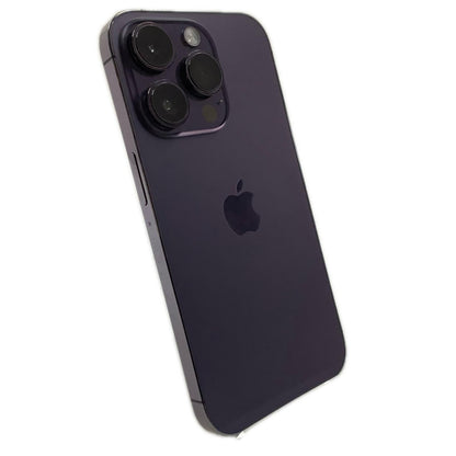 【全額返金保証】【最速発送】Apple iPhone iPhone 14 Pro 256GB ディープパープル SIMフリー 動作確認済 70%