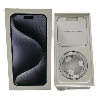 【全額返金保証】【最速発送】Apple iPhone iPhone 15 Pro Max 256GB ブルーチタニウム au SIMフリー 白ロム 美品 動作確認済 100%