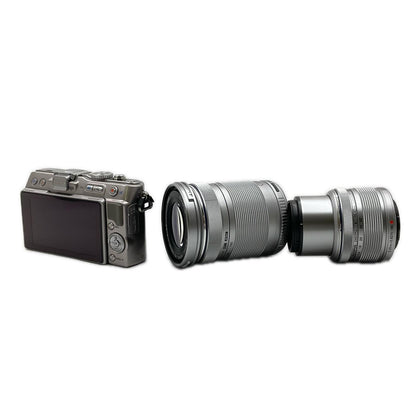 【全額返金保証】【最速発送】OLYMPUS デジタル一眼 PEN Lite E-PL3 ダブルズームキット シルバー 美品 動作確認済