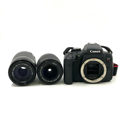 【最速発送】Canon デジタル一眼 EOS Kiss X8i ダブルズームキット ブラック【難有】