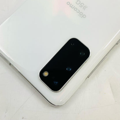 【最速発送】SAMSUNG Galaxy S20 5G 128GB クラウドホワイト docomo SC-51A 白ロム【難有】