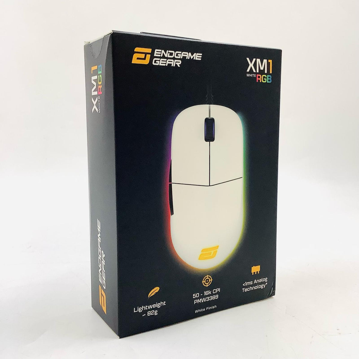 【全額返金保証】【最速発送】Endgame Gear XM1 WHITE RGB 新品未開封 即納OK