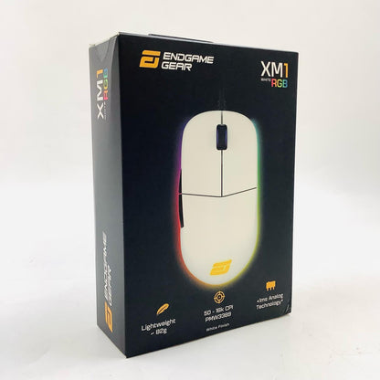 【全額返金保証】【最速発送】Endgame Gear XM1 WHITE RGB 新品未開封 即納OK