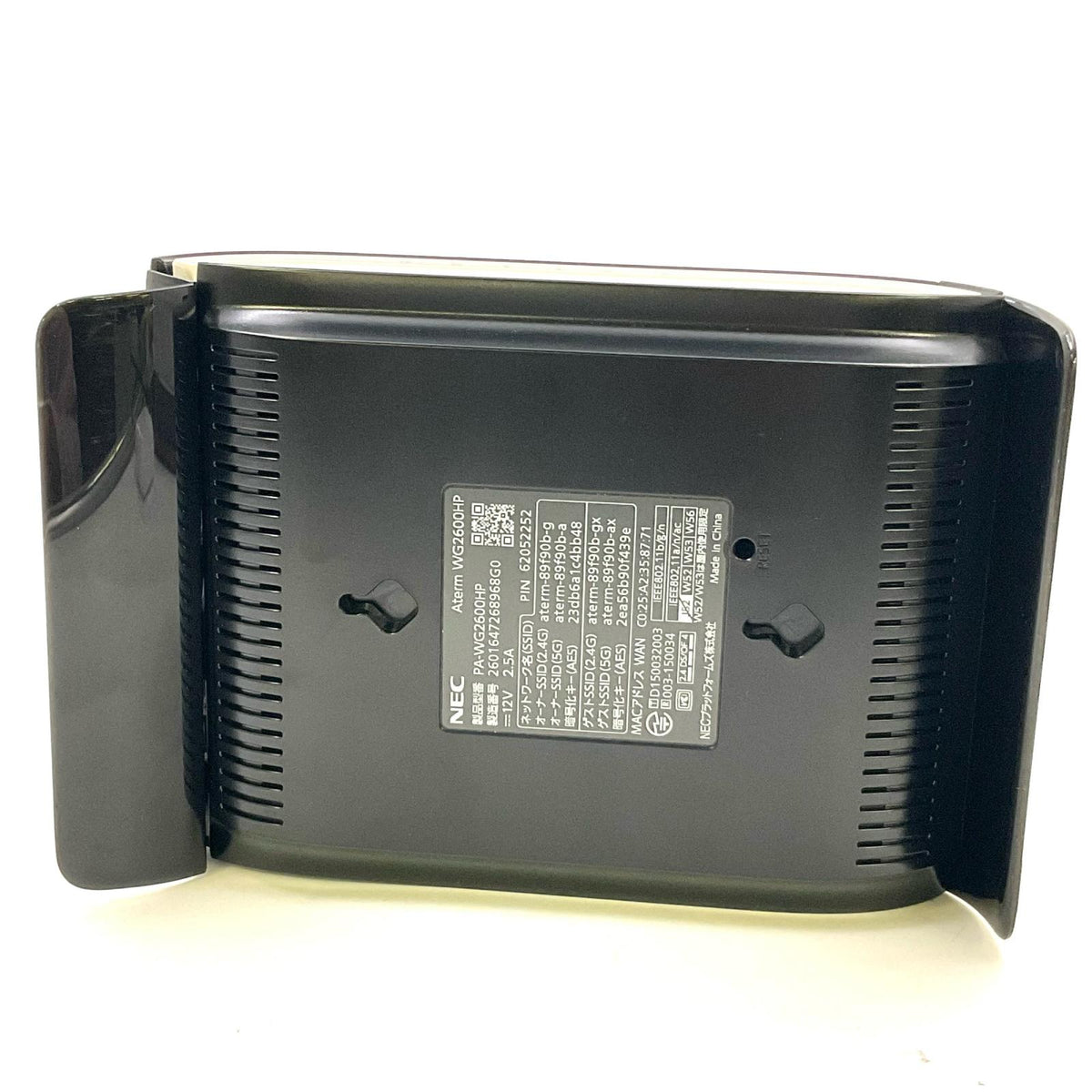 【全額返金保証】【最速発送】NEC Aterm WG2600HP PA-WG2600HP 美品 動作確認済