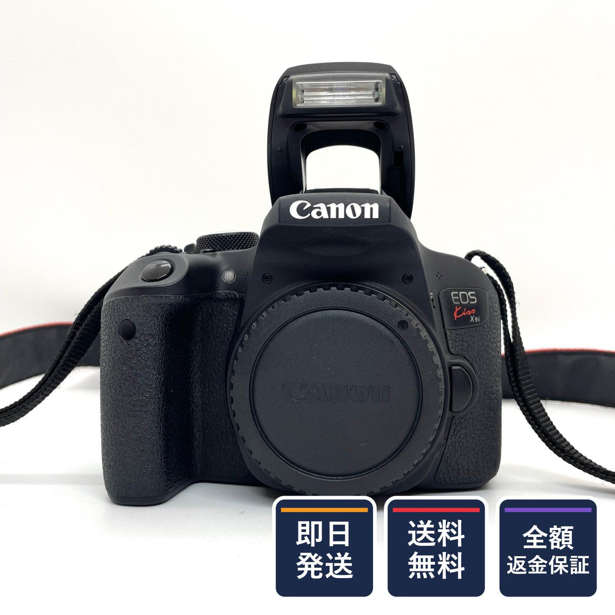 【全額返金保証】【最速発送】Canon デジタル一眼 EOS Kiss X9i ボディ ブラック 美品 動作確認済