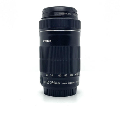 【全額返金保証】【最速発送】Canon EF-S 55-250mm F4-5.6 IS STM 美品 動作確認済