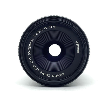 【全額返金保証】【最速発送】Canon EF-S 55-250mm F4-5.6 IS STM 美品 動作確認済