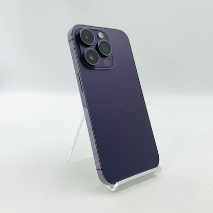 【全額返金保証】【最速発送】Apple iPhone iPhone 14 Pro 512GB ディープパープル au SIMフリー 白ロム 美品 動作確認済 81%