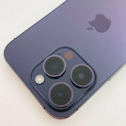 【全額返金保証】【最速発送】Apple iPhone iPhone 14 Pro 512GB ディープパープル au SIMフリー 白ロム 美品 動作確認済 81%