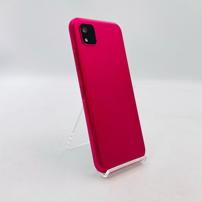 【全額返金保証】【最速発送】京セラ かんたんスマホ 3 64GB マゼンタ Softbank A205KC 白ロム 美品 動作確認済