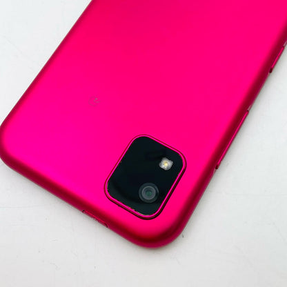 【全額返金保証】【最速発送】京セラ かんたんスマホ 3 64GB マゼンタ Softbank A205KC 白ロム 美品 動作確認済