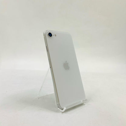 【全額返金保証】【最速発送】Apple iPhone iPhone SE（第2世代） 64GB ホワイト Softbank SIMフリー 白ロム 動作確認済 76%