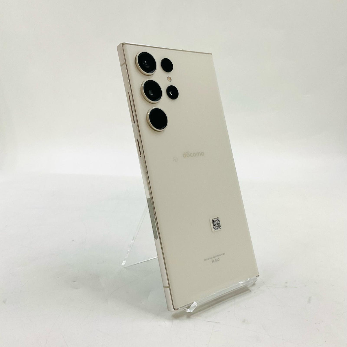 【全額返金保証】【最速発送】SAMSUNG Galaxy S23 Ultra 256GB シルバー docomo SC-52D 白ロム 動作確認済