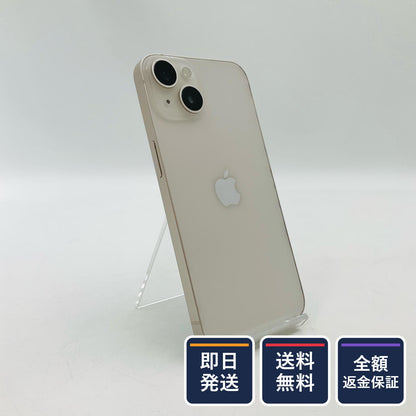 【全額返金保証】【最速発送】Apple iPhone iPhone 14 256GB スターライト SIMフリー 白ロム 動作確認済 79%