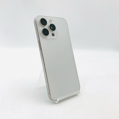 【全額返金保証】【最速発送】Apple iPhone iPhone Pro Max 15 512GB ホワイトチタニウム 楽天モバイル 動作確認済 81%