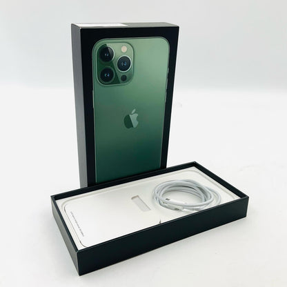 【最速発送】Apple iPhone iPhone Pro Max 13 128GB アルパイングリーン docomo 白ロム【難有】 79%