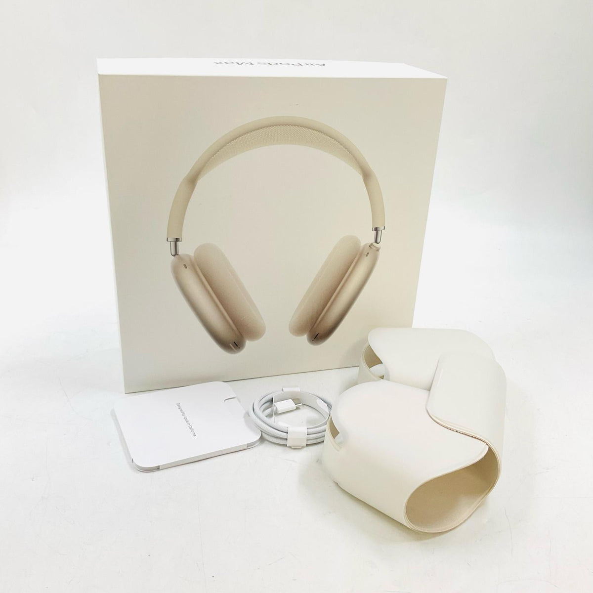 【全額返金保証】【最速発送】Apple AirPods Max 第2世代 スターライト 超美品 動作確認済
